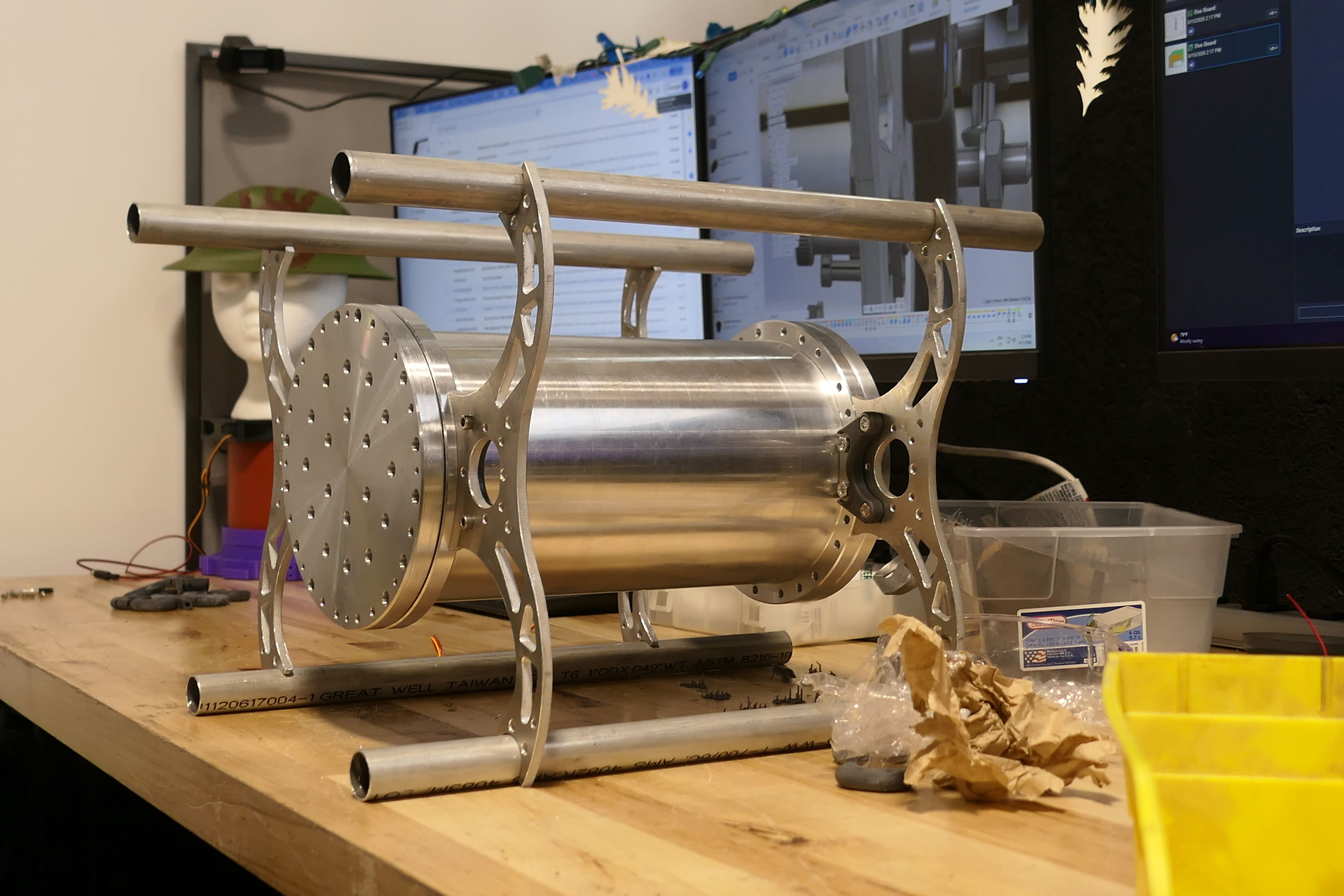 The finished BOB ROV