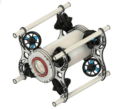 CAD model of the ROV